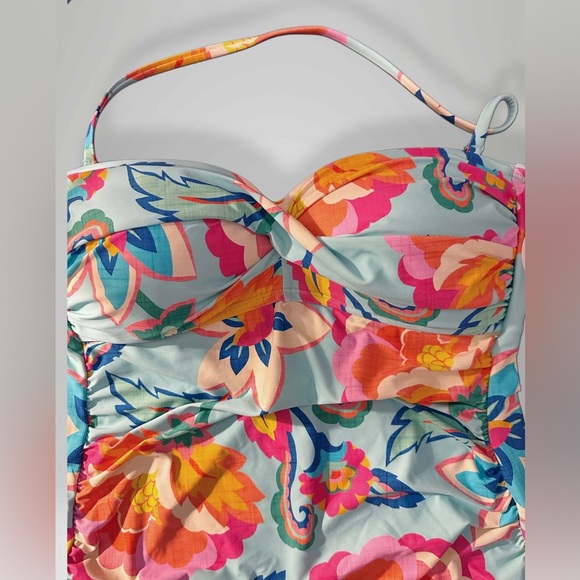 NWT LaBlanca Island Goddess Women’s Tankini Top-Color: MLT Size 8 - Picture 4 of 8